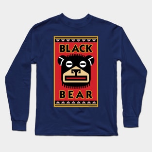 Big Black Bear Crest Long Sleeve T-Shirt